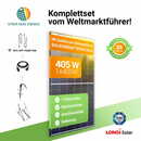 Bild 1 von 405W Balkon-Solaranlage Komplett-Set mit 800W Wechselrichter von StromGanzEinfach