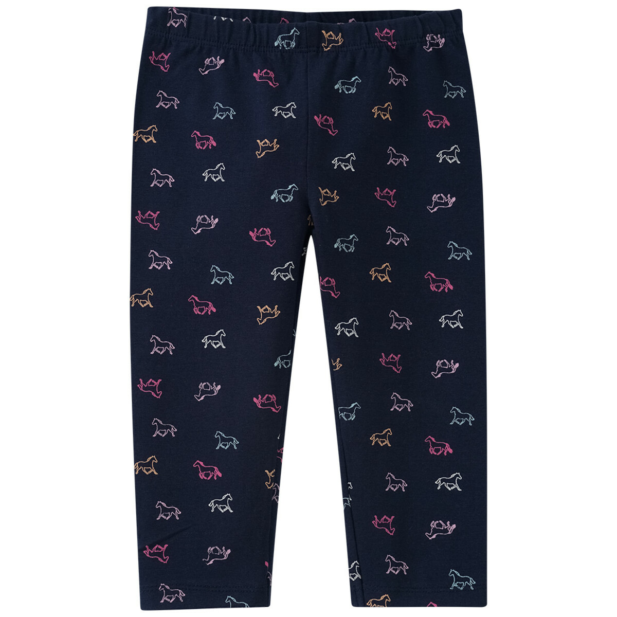 Bild 1 von Mädchen Capri-Leggings mit Pferde-Allover