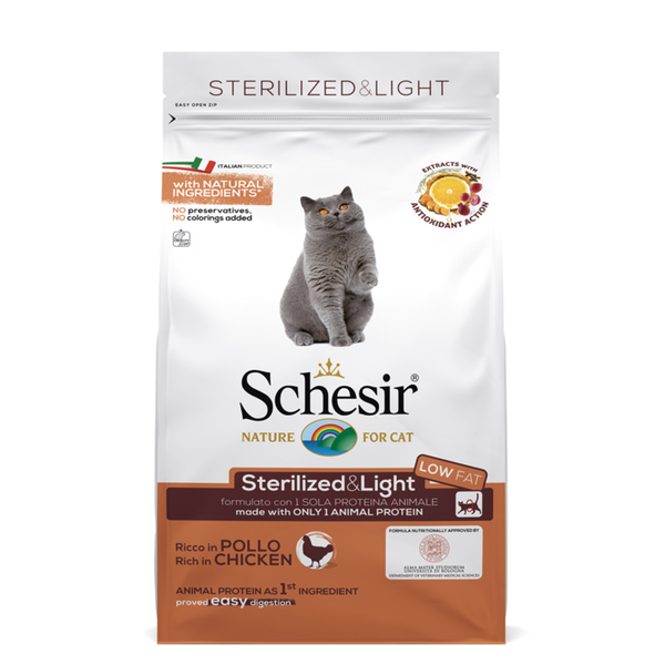 Bild 1 von Schesir Sterilized & Light Huhn 400 g