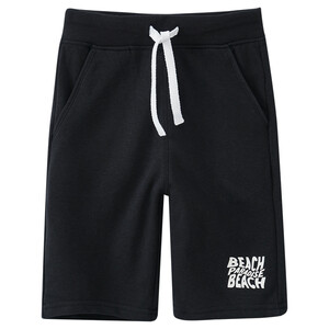 Jungen Joggingshorts mit kleinem Print