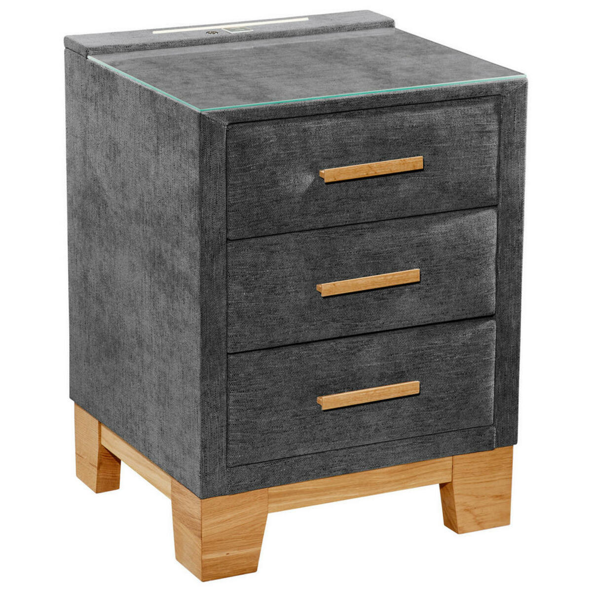 Bild 1 von Boxxx NACHTSCHRANK Graphit, Eiche