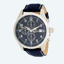 Bild 1 von J.W. HULME Herren Quarz Chronograph silber blau