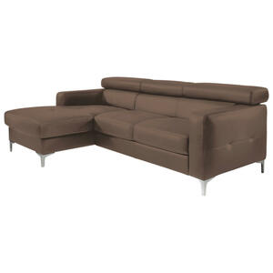 Livetastic ECKSOFA Braun