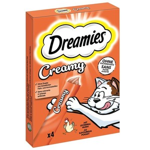 Dreamies Creamy Snack 11x4x10g Huhn