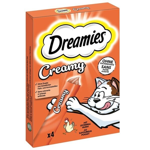 Bild 1 von Dreamies Creamy Snack 11x4x10g Huhn