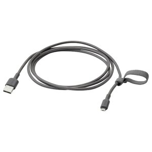LILLHULT  USB-A auf USB-Micro, dunkelgrau