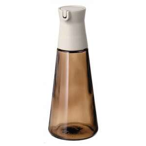HALVTOM  Flasche mit Ausgießer, Glas/braun