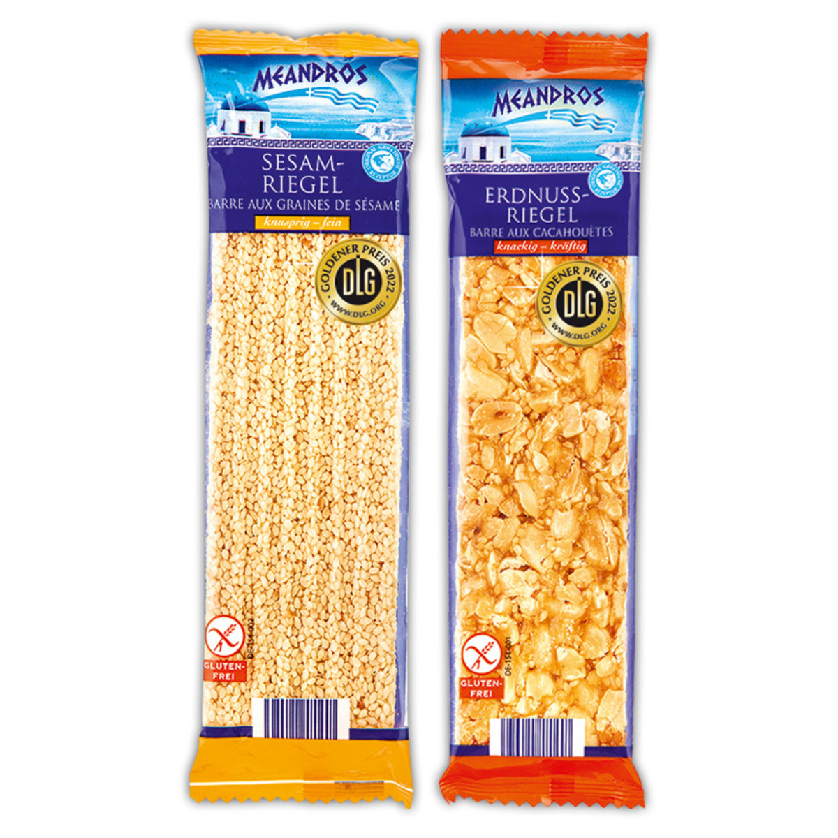 Bild 1 von Meandros Sesam-/ Erdnuss-Riegel