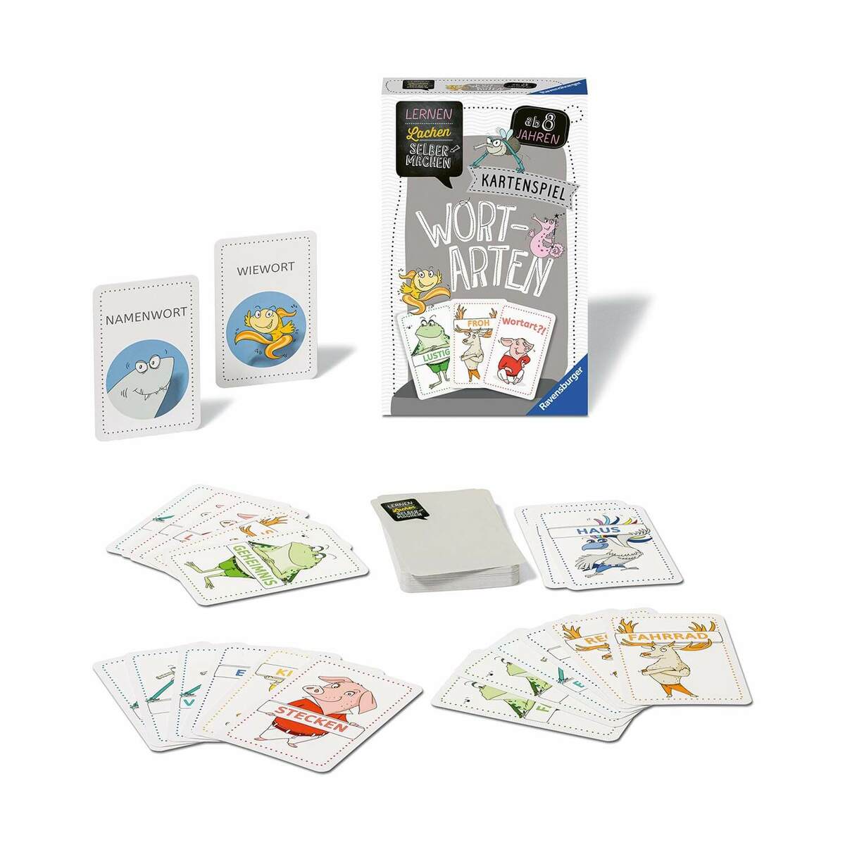 Bild 2 von Ravensburger - Lernen Lachen Selbermachen: Wortarten, ab 8 Jahren für 1-4 Spieler