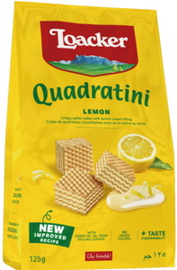 Loacker Quadratini Lemon 125g