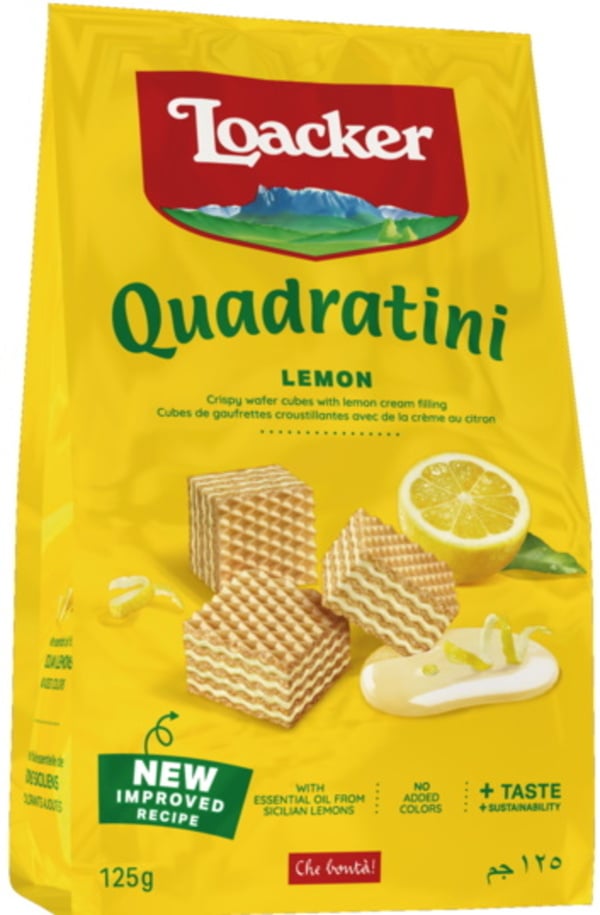 Bild 1 von Loacker Quadratini Lemon 125g