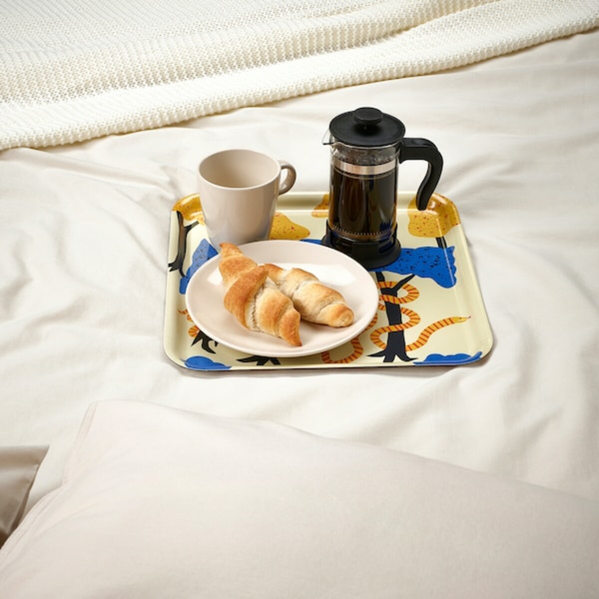 Bild 4 von PALPFJÄRIL  Tablett, gemustert/bunt