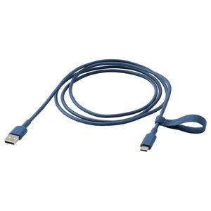 LILLHULT  USB-A auf USB-C, blau