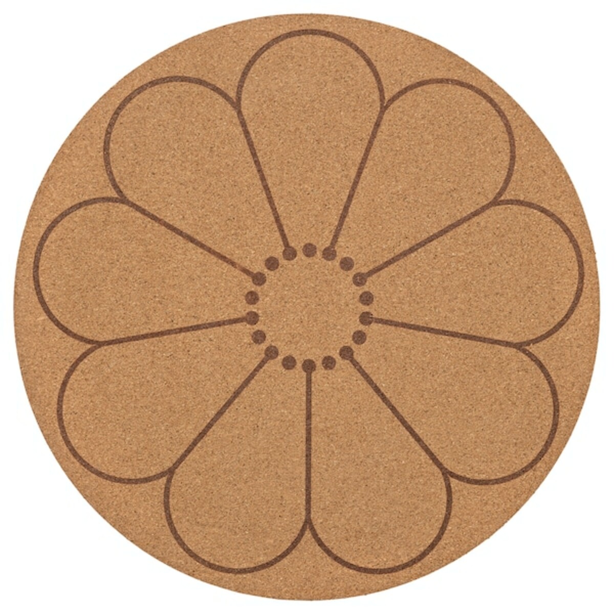 Bild 1 von SVARTVIDE  Tischset, Kork/gemustert Blume