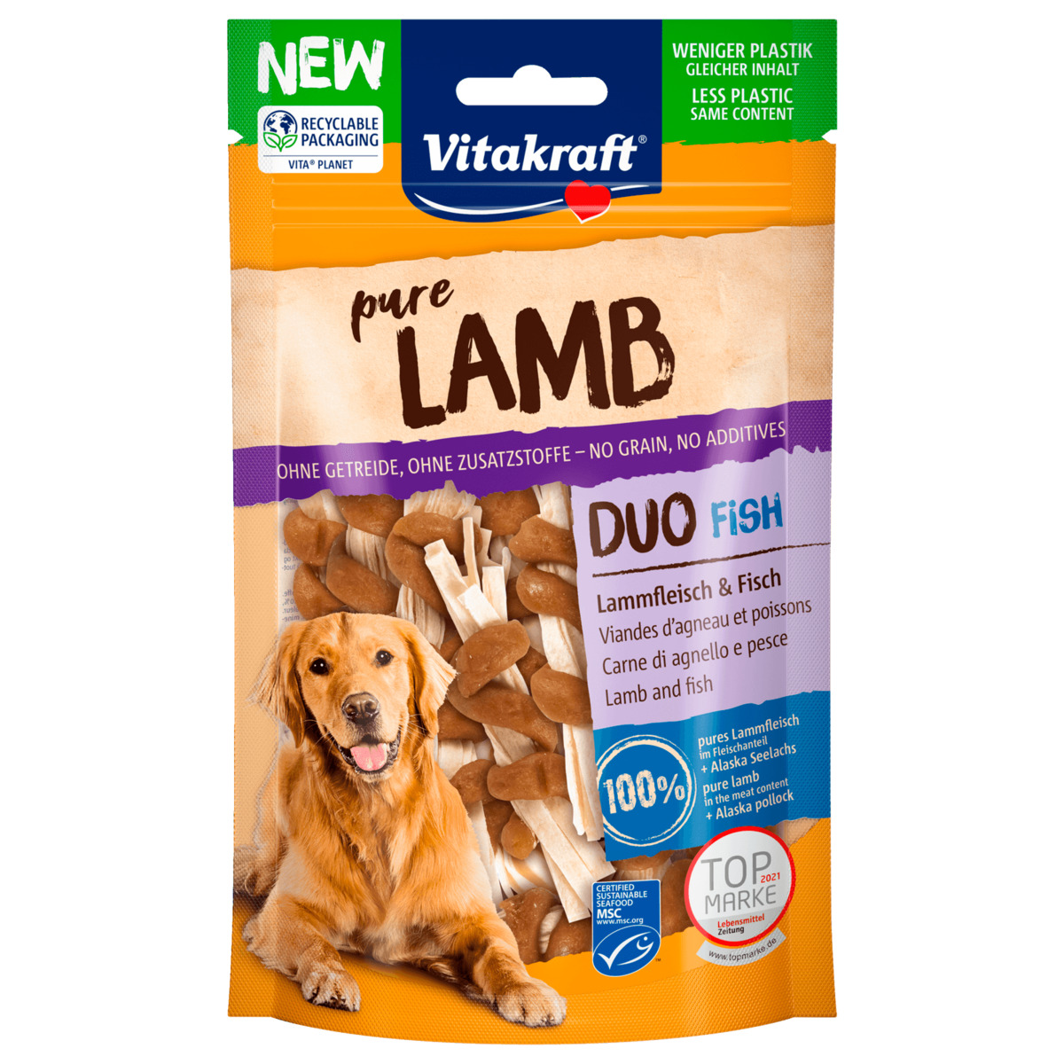 Bild 1 von Vitakraft pure Lamb Duo Fish Lammfleisch & Fisch 80g
