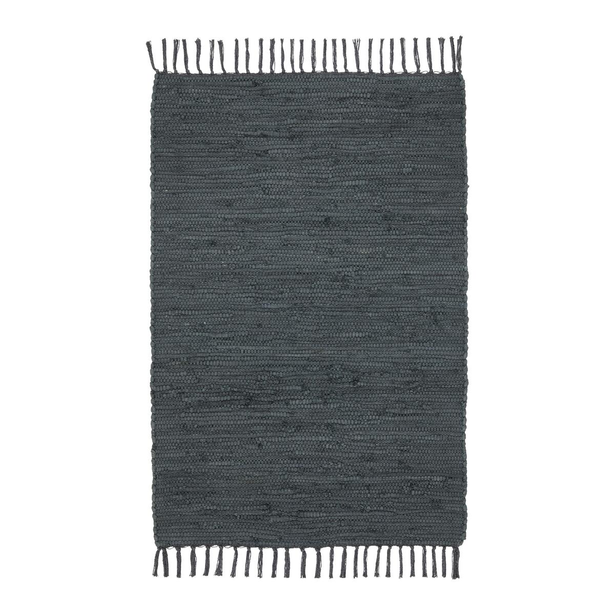 Bild 1 von Fleckerlteppich Julia 1 in Dunkelgrau ca. 60x90cm