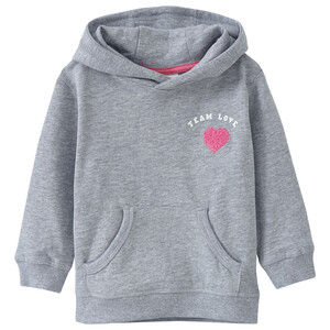 Kinder Hoodie mit Herz-Applikation