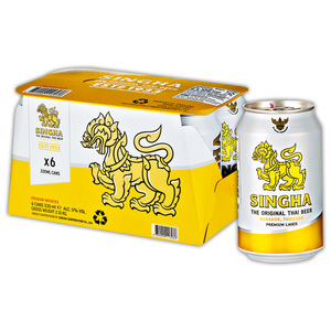 Singha Original thailändisches Lager Bier