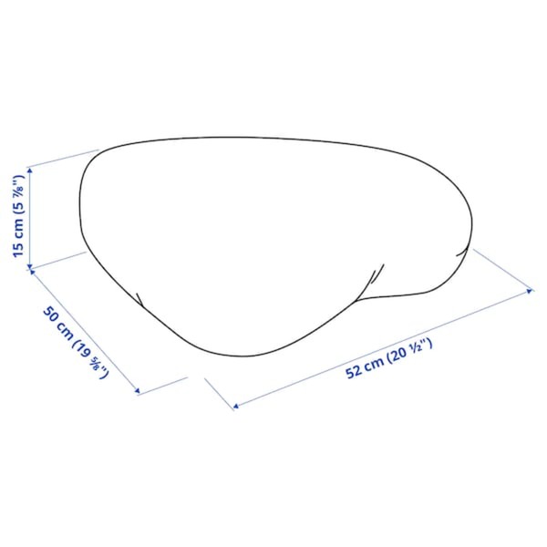 Bild 3 von EKLUGGMAL  Kissen, blau
