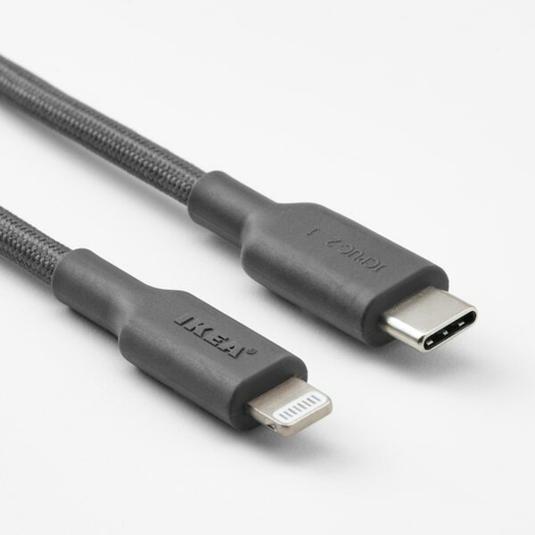 Bild 2 von LILLHULT  USB-C auf Lightning, dunkelgrau