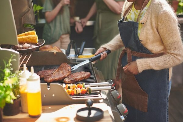 Bild 2 von GRILLTIDER  Schürze, blau/braun