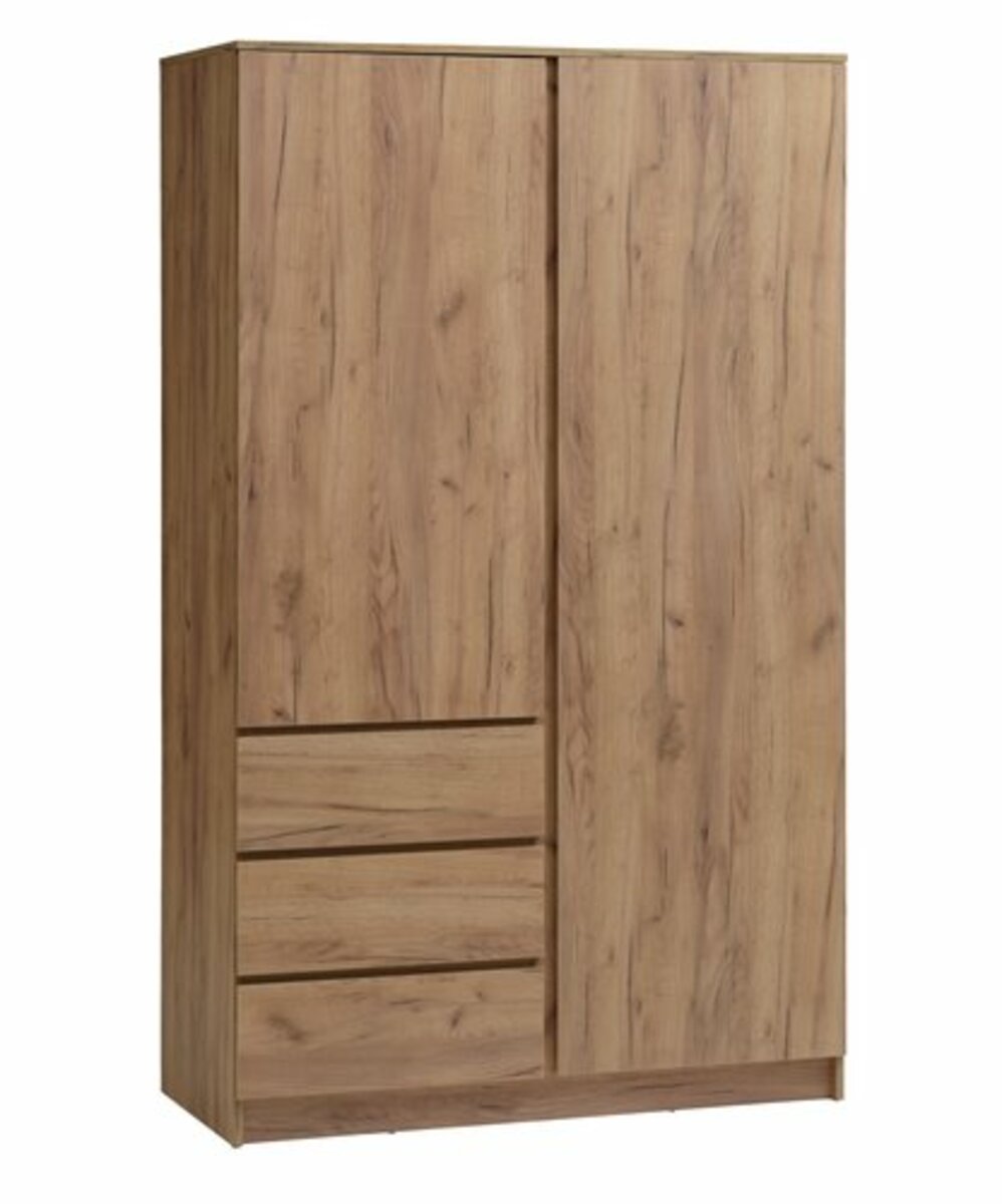 Bild 1 von Kleiderschrank LIMFJORDEN 120x200 kombi nat. eichefarben