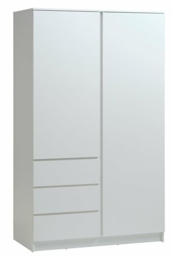 Bild 1 von Kleiderschrank LIMFJORDEN 120x200 Kombi weiß