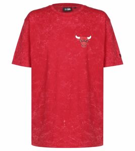 NEW ERA Washed Pack Graphic Chicago Bulls Herren Baumwoll-T-Shirt 13083862 Rot