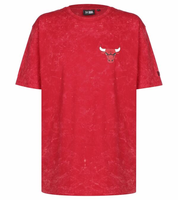 Bild 1 von NEW ERA Washed Pack Graphic Chicago Bulls Herren Baumwoll-T-Shirt 13083862 Rot