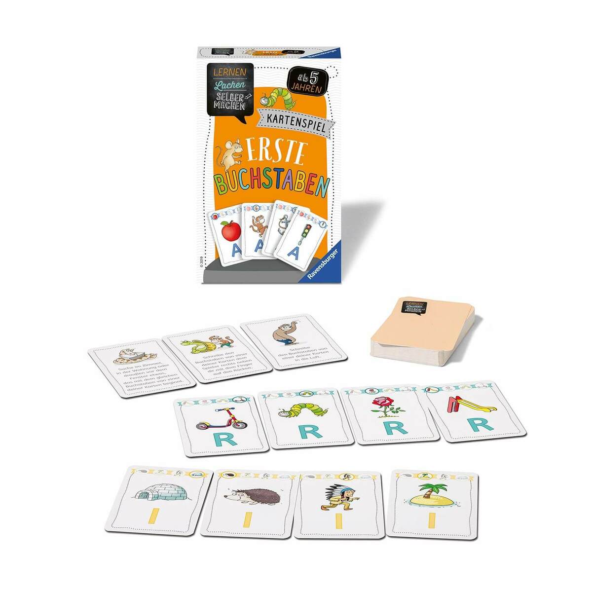Bild 2 von Ravensburger - Lernen Lachen Selbermachen: Erste Buchstaben, ab 5 Jahren für 2-4 Spieler, Kartenspiel