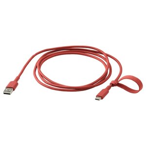LILLHULT  USB-A auf USB-C, rot