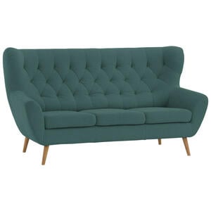 Stylife DREISITZER-SOFA Petrol