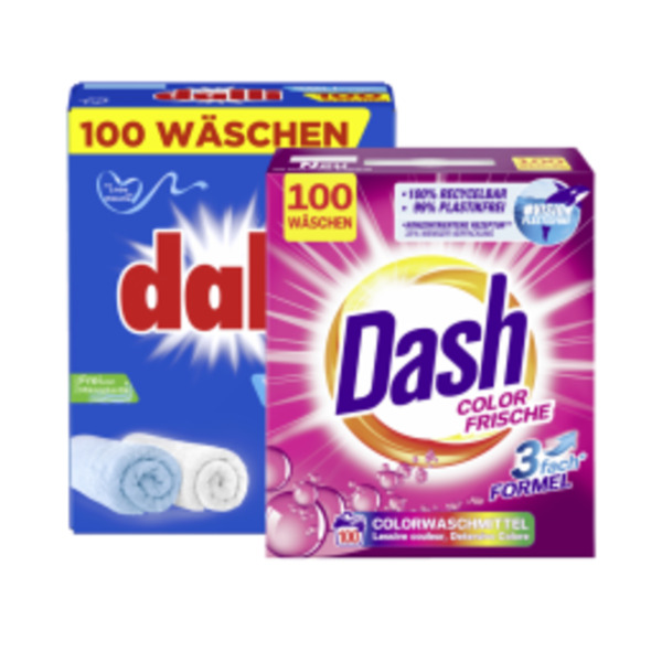 Bild 1 von Dash oder Dalli Waschmittel