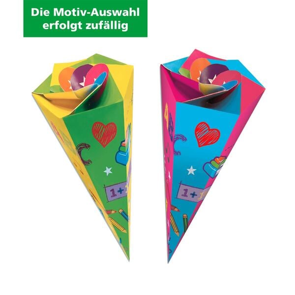 Bild 1 von Schultüte Geschenkbox zum Falten (Motivauswahl erfolgt zufällig)