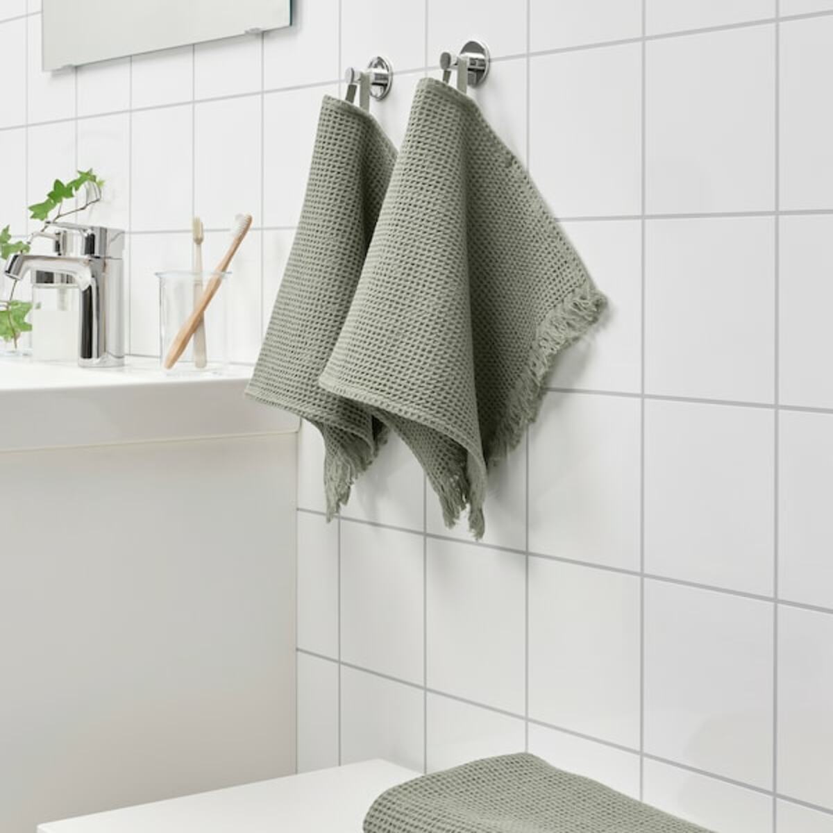 Bild 3 von VALLASÅN  Gästehandtuch, hellgrün