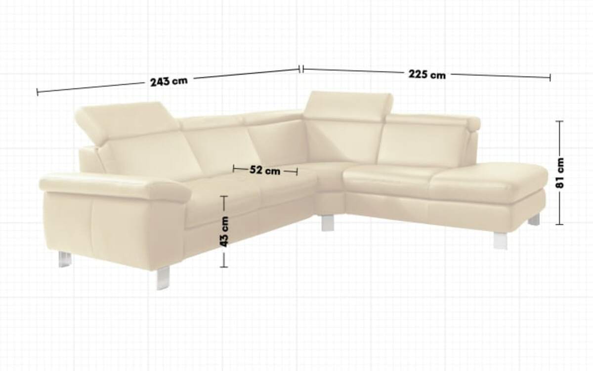 Bild 2 von Vito - Wohnlandschaft Tonga in curry, mit Funktionen