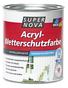 Acryl-Wetterschutzfarbe 750 ml