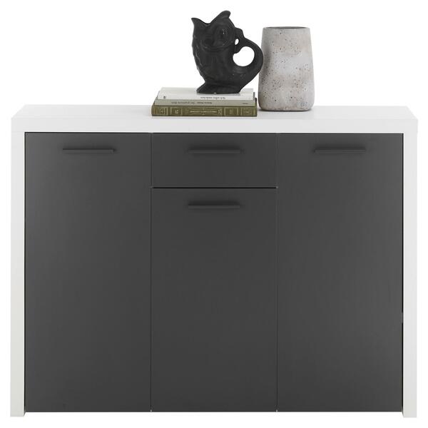 Bild 1 von Sideboard Modica in Anthrazit/Weiß