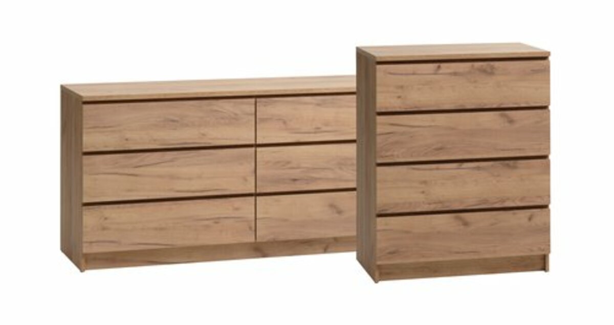 Bild 4 von Kommode LIMFJORDEN 4 Schubladen nat. eichefarben