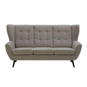 Dreisitzer-Sofa in Grau/Dunkelgrau