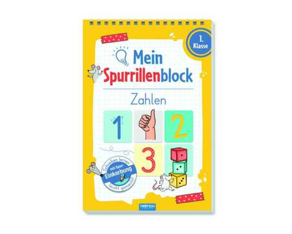 Bild 1 von Trötsch Mein Spurrillenblock Zahlen Übungsbuch 48 Seiten