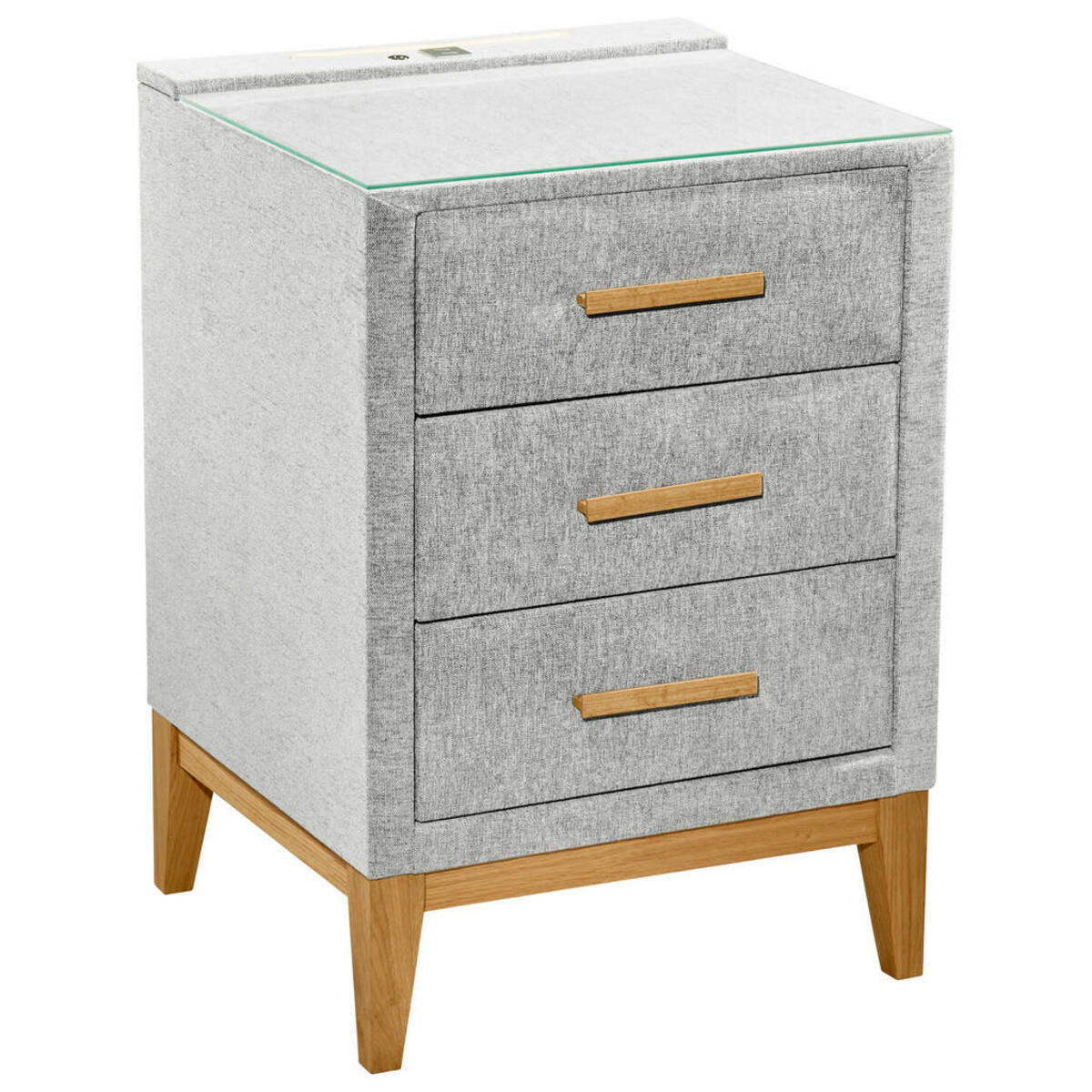 Bild 1 von Boxxx NACHTSCHRANK Eiche, Hellgrau