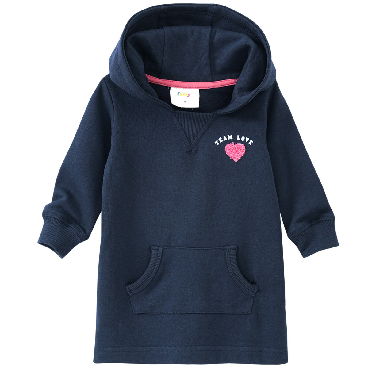 Bild 1 von Baby Sweatkleid mit appliziertem Herz