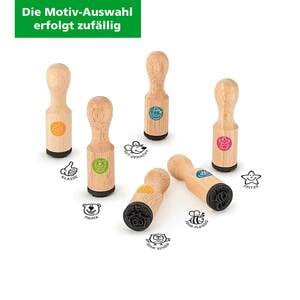 Lehrerstempel aus Holz verschiedene Motive (Die Motiv-Auswahl erfolgt zufällig)