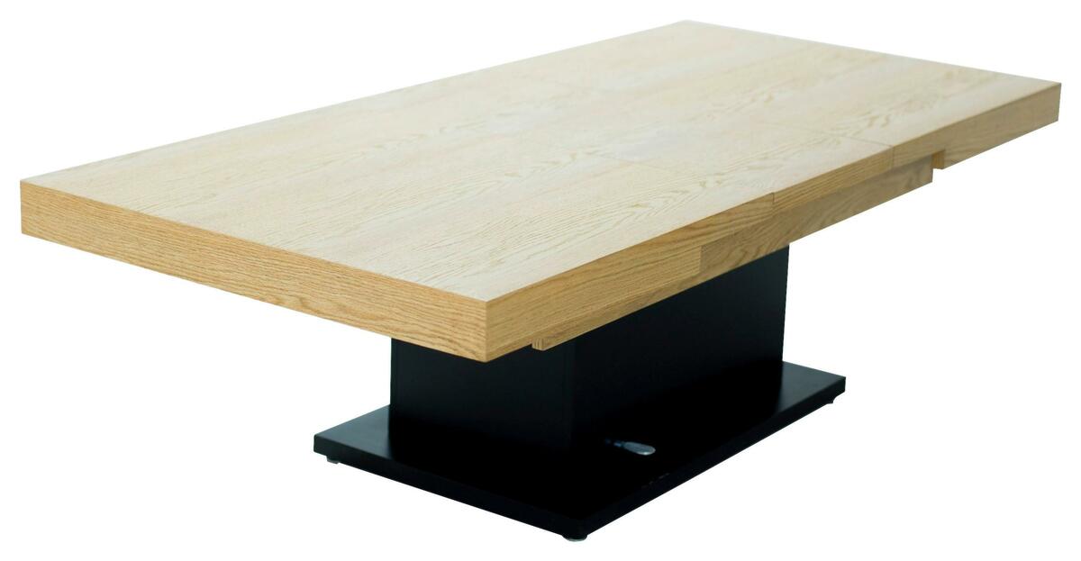 Bild 1 von Couchtisch 2 in 1 Based in Schwarz/Eichefarben