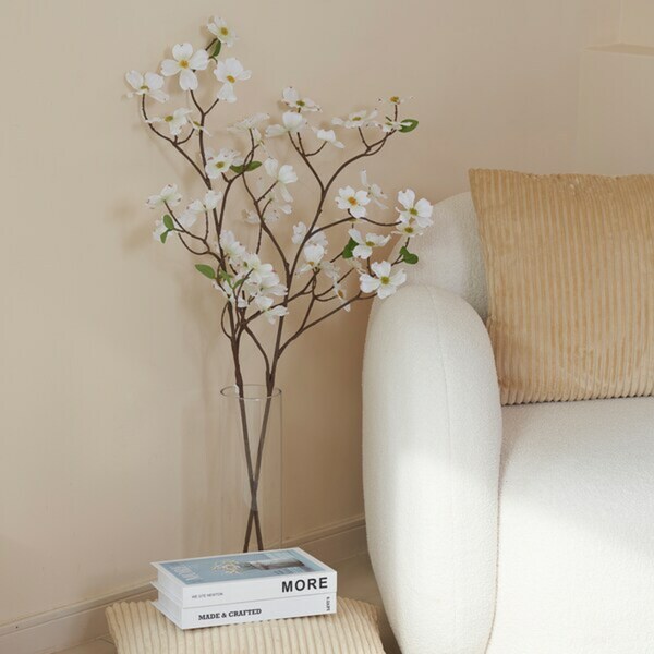 Bild 3 von SMYCKA  Künstlicher Zweig, drinnen/draußen/Hartriegel blühend weiß