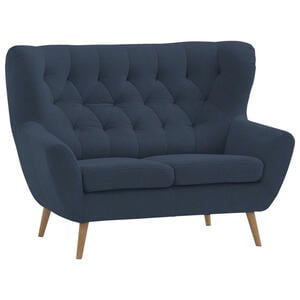 Stylife ZWEISITZER-SOFA Dunkelblau