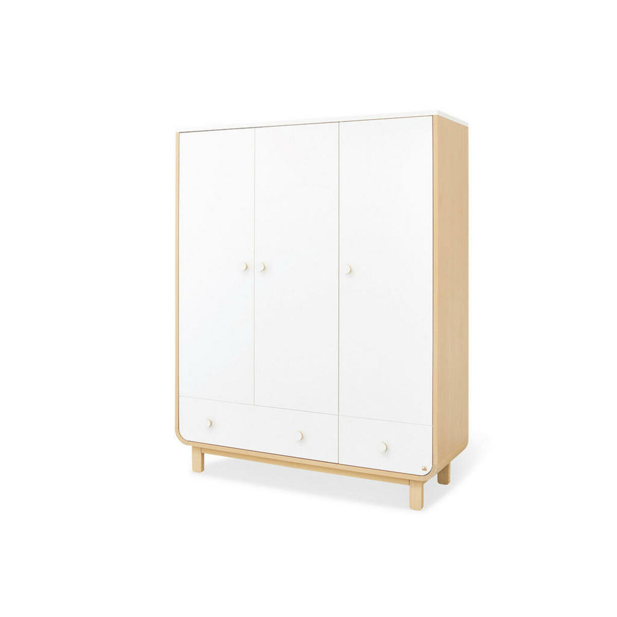 Bild 1 von XXXLutz BABYKLEIDERSCHRANK Weiß, Ahorn