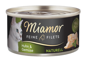 Miamor Feine Filets Naturelle Huhn & Gemüse 24x80 g