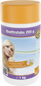 Steinbach Poolpflege Quattrotabs Tabs 1 kg Tabletten, TCCA Multi 85%